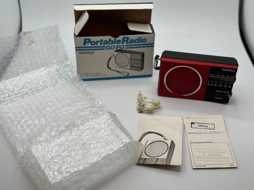 Radio vintage 1980 radiola - vintage,