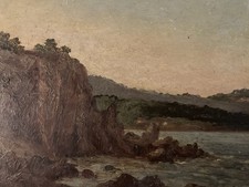 Belle peinture huile panneau