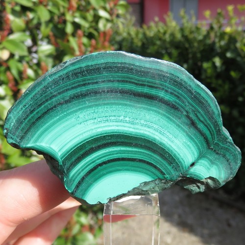 Minéraux tranche malachite - de,