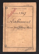 Agen livret militaire classe 1907 (P45328)