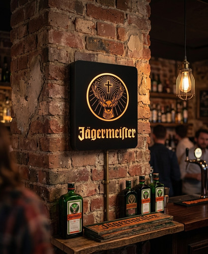 Enseigne jagermeister vintage - enseigne,
