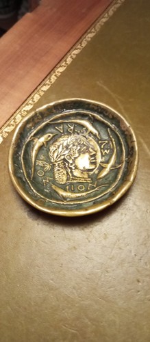 Vide poche bronze signé - vide,