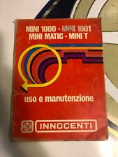 Mini 1000 1001 Utilisation