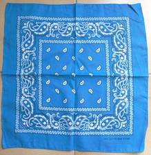 BANDANA / FOULARD    BLEU ROI