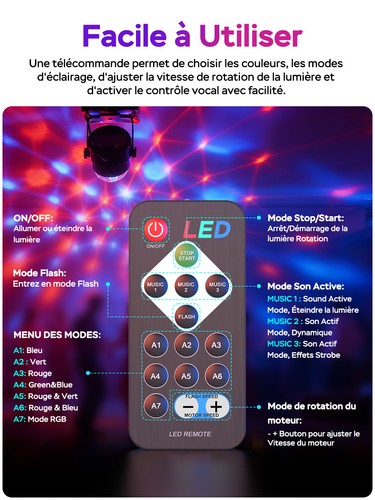 Boule disco musicale effets - disco,