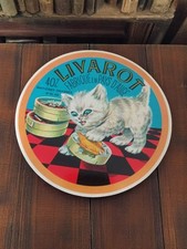 Vintage Livarot Cheese Label - Old French Curiosity - Deadstock r