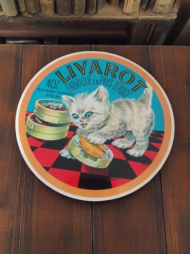 Etiquette fromagère vintage