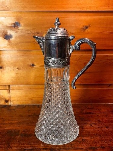 Belle carafe aiguière - , verre