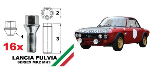 Kit boulons lancia fulvia - lancia,