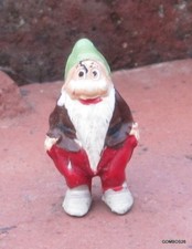 RARE 1960 JIM WALT DISNEY / SNOW WHITE AND 7 DWARVES FIGURE ~ CRANKY