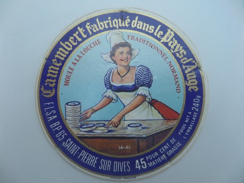 Ancienne etiquette fromage - ancienne,