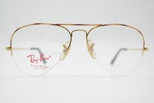Lunettes Vintage Ray Ban BAUSCH + LOMB Or Marron Rouge Monture De Lunettes