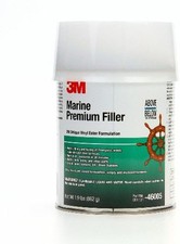 3M Marine 46005 Premium Filler  QUART Filling Fairing GelCoat Aluminum Polyester