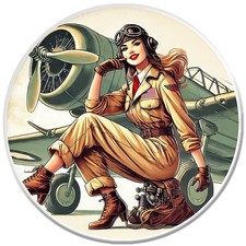 PINUP PILOTE AVIATION GUERRE