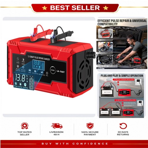Chargeur batterie voiture - chargeur,