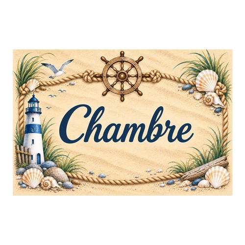 Plaque chambre 15 cm - 20,