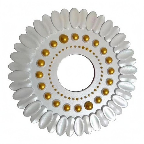 Médaillon plafond rond moulé - plafond,