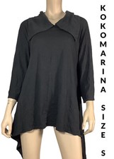 ?KOKOMARINA BY ANTOINE COELENBIER SIZE S CRUSHED JESERY SWING TUNIC TOP 