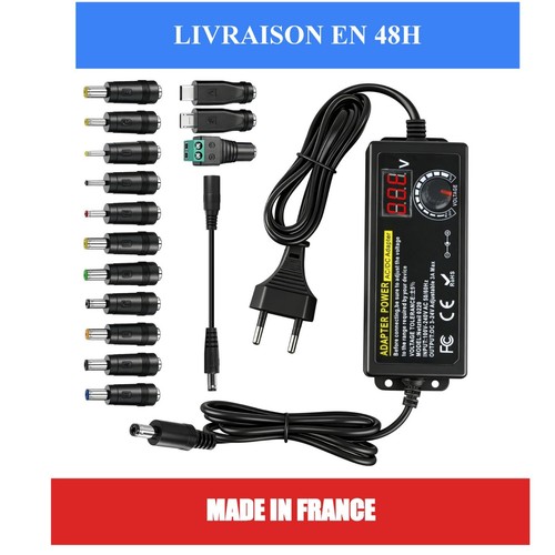 Adaptateur secteur réglable