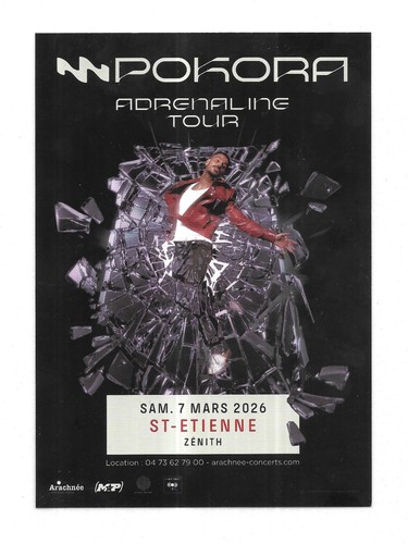 Flyer pokora en - -, concert