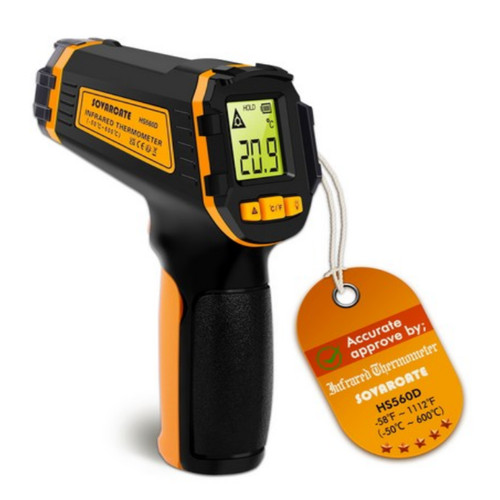 Thermomètre infrarouge jaune - infrarouge,,
