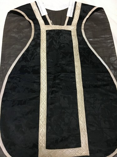 Chasuble damassée croix - damassée,