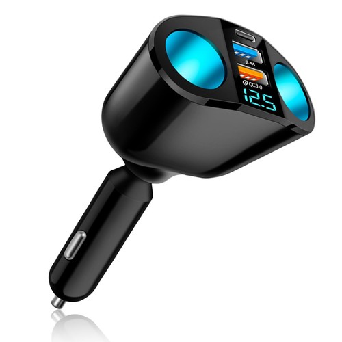 Chargeur voiture double usb - double,