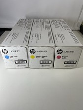 3 HP LaserJet  Toner Cyan -Yellow -Magenta  202A Open Box !!!?
