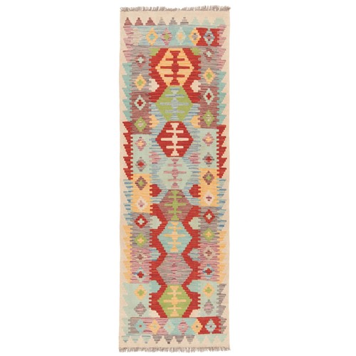 Kelim afghan 242x77 tapis - 242x77,