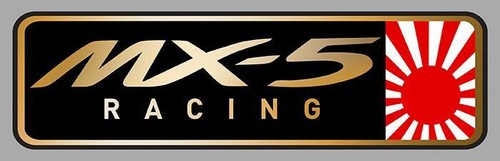 Mazda racing sticker - mx-5,