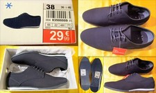 Neufs. Derbies en Toile Femme