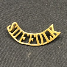 Insigne De Collier De L'Armée Britannique - Régiment De Suffolk