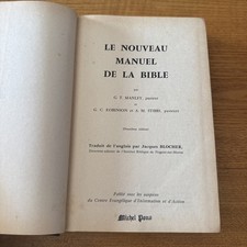 LE NOUVEAU MANUEL DE LA BIBLE