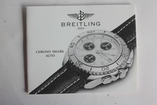 Breitling Chrono Shark Auto Watch Manual Booklet (74237)