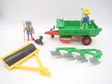 PLAYMOBIL - KLICKY - 3501 - AGRICULTURAL ACCESSORIES WITH FARMERS - 1978 - ANTIQUE -