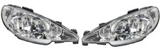 PHARE AVANT DROITE + GAUCHE ÉLECTRIQUE H7 H7 POUR PEUGEOT 206 (09/1998-11/2005)