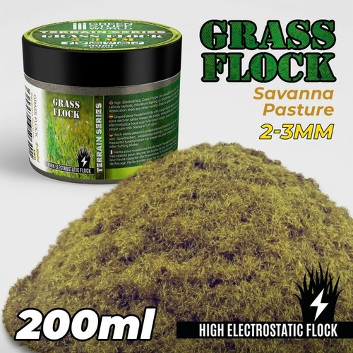 Herbe statique 3mm - herbe, 2-3mm-