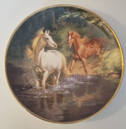 Assiette collection chevaux - collection,