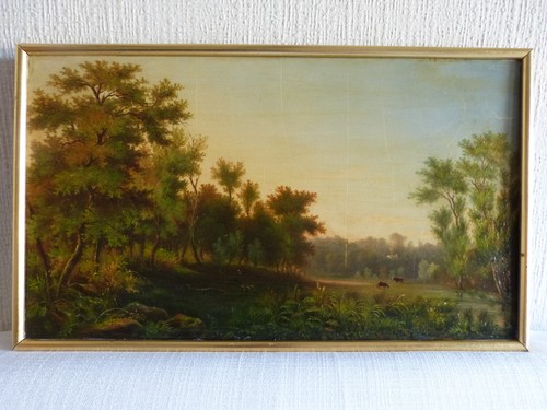 Tableau peinture ancienne - , 19