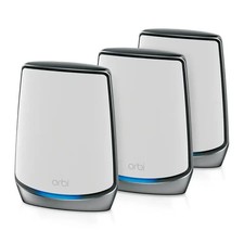 NETGEAR - Orbi AX6000 Tri-Band Mesh WiFi 6 System (3-pack) - White - VG