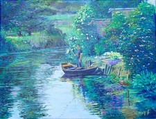 Tableau huile sur toile 61x46