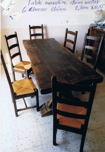 Table ferme de - de,