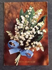 LOT OF 5 POSTCARDS FANTASY LILY OF THE VALLEY - 6447