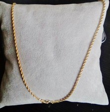 Or Jaune Chaîne Homme Femme