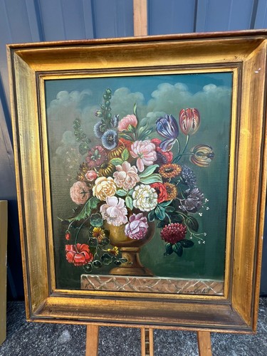 Tableau vase bouquet de - tableau,