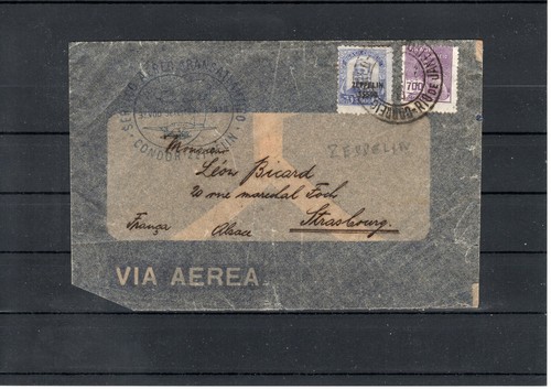 Lettre bresil 1932 zeppelin - bresil,