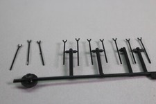 ZW158 Decor train diorama Ho 10u fork post h 28 mm black