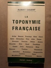 DAUZAT TOPONYMIE FRANÇAISE