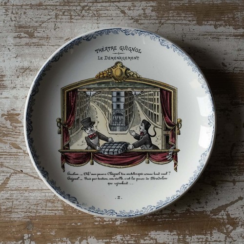 Assiette ancienne faience - assiette,