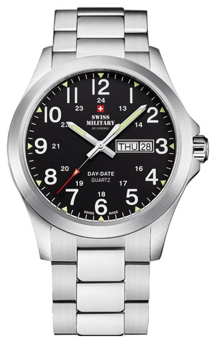 Swiss military chrono - by,